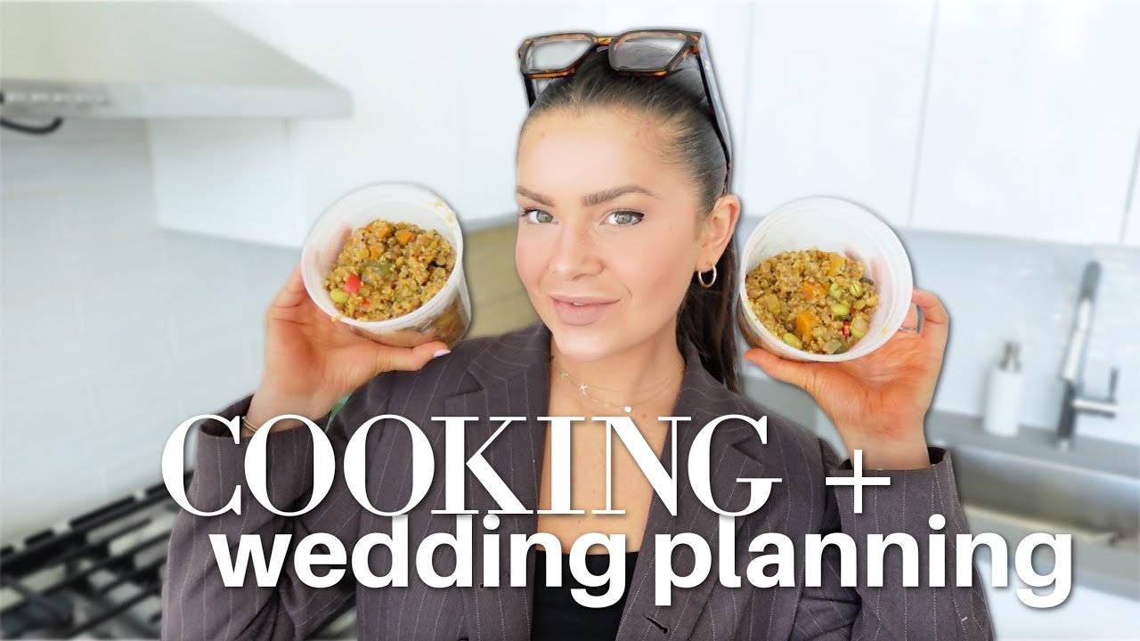 eating a lot of food + planning a wedding