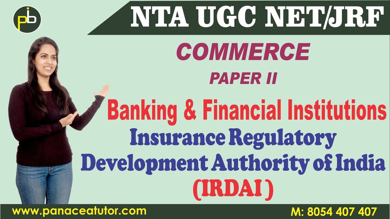 Insurance Regulatory Development Authority of India (IRDAI) #Paper2, #UGC/NET/JRF