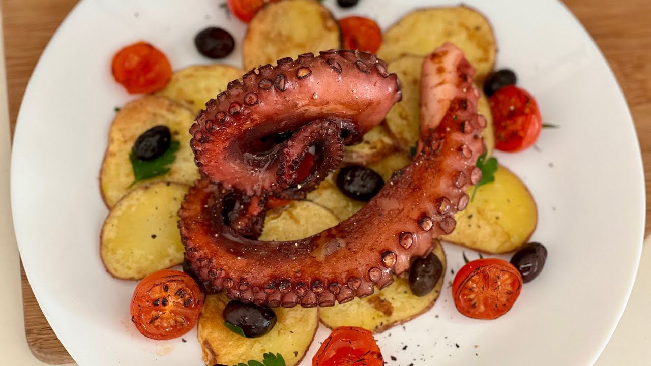 OCTOPUS recipe - 🐙 - Octopus Cooked at Low Temperature