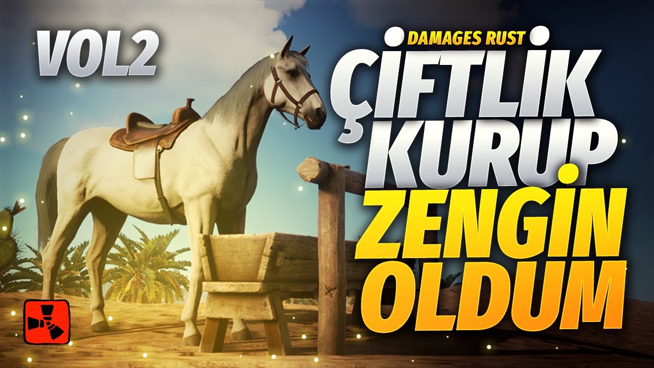 AT FARMI YAPARAK ZENGİN OLMAK ! (1/2) | Rust Türkçe