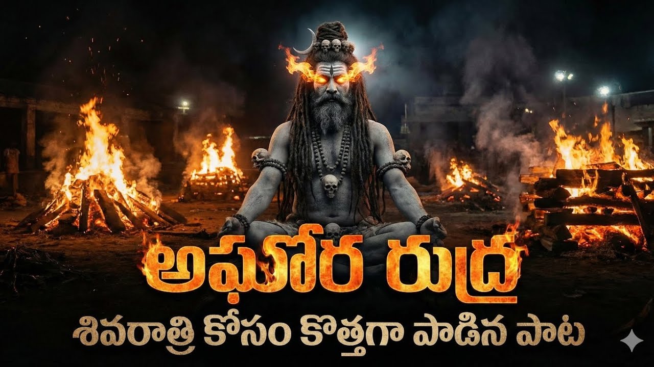 అఘోర రుద్ర వీరభద్ర కొత్తగా రాసిన సాంగ్ శివరాత్రి పాట #song #shiv #love #song #tseries #vlog #2026