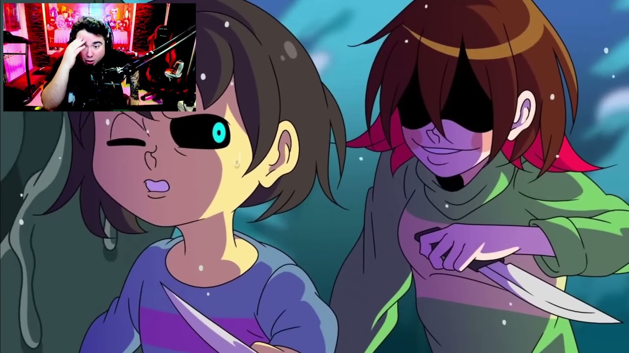FRISK VS CHARA (LA MEJOR ANIMACIÓN DE UNDERTALE) · Frisk vs Chara, an Undertale story · DeiGamer