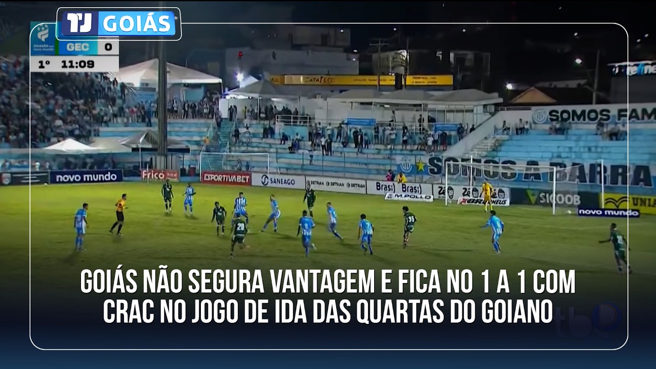 CRAC 1 X 1 GOIÁS | QUARTAS DE FINAL GOIANÃO | MELHORES MOMENTOS