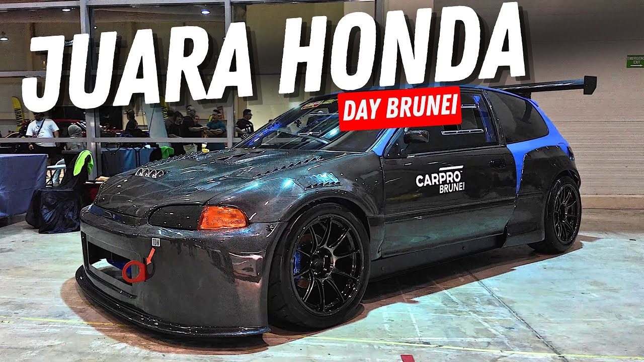 Civic EG Dolphin Carbon & Track Setup – Best of the Best Honda Day Brunei!