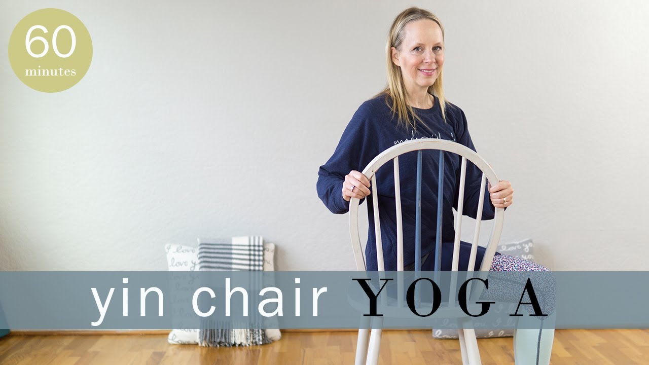 1 Hour Yin Yoga and Meditation on a Chair | Yoga with Melissa 505