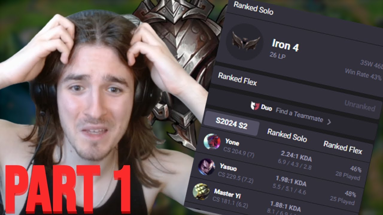 I Coached an Iron IV Yasuo... and it wasn't as bad as I expected (pt 1)