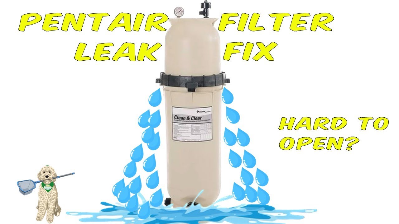 Фильтр бассейна протекает или его трудно открыть или закрыть? Pentair Clean and Clear CC50, CC100...