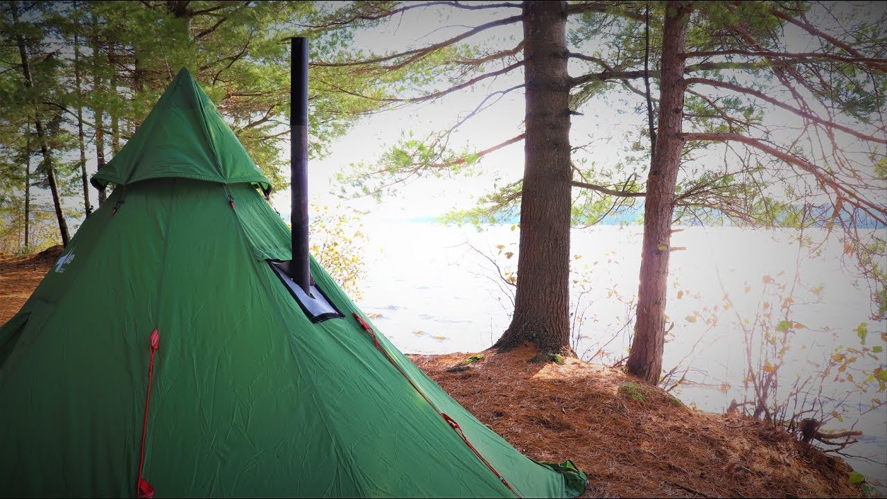 Fall Camping - Luxe Megahorn Hot Tent