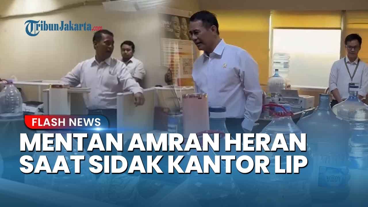 Mentan Heran saat Sidak Kantor LIP, Melihat Banyak Galon di Dalam Ruangan Mengaku Sangat Prihatin
