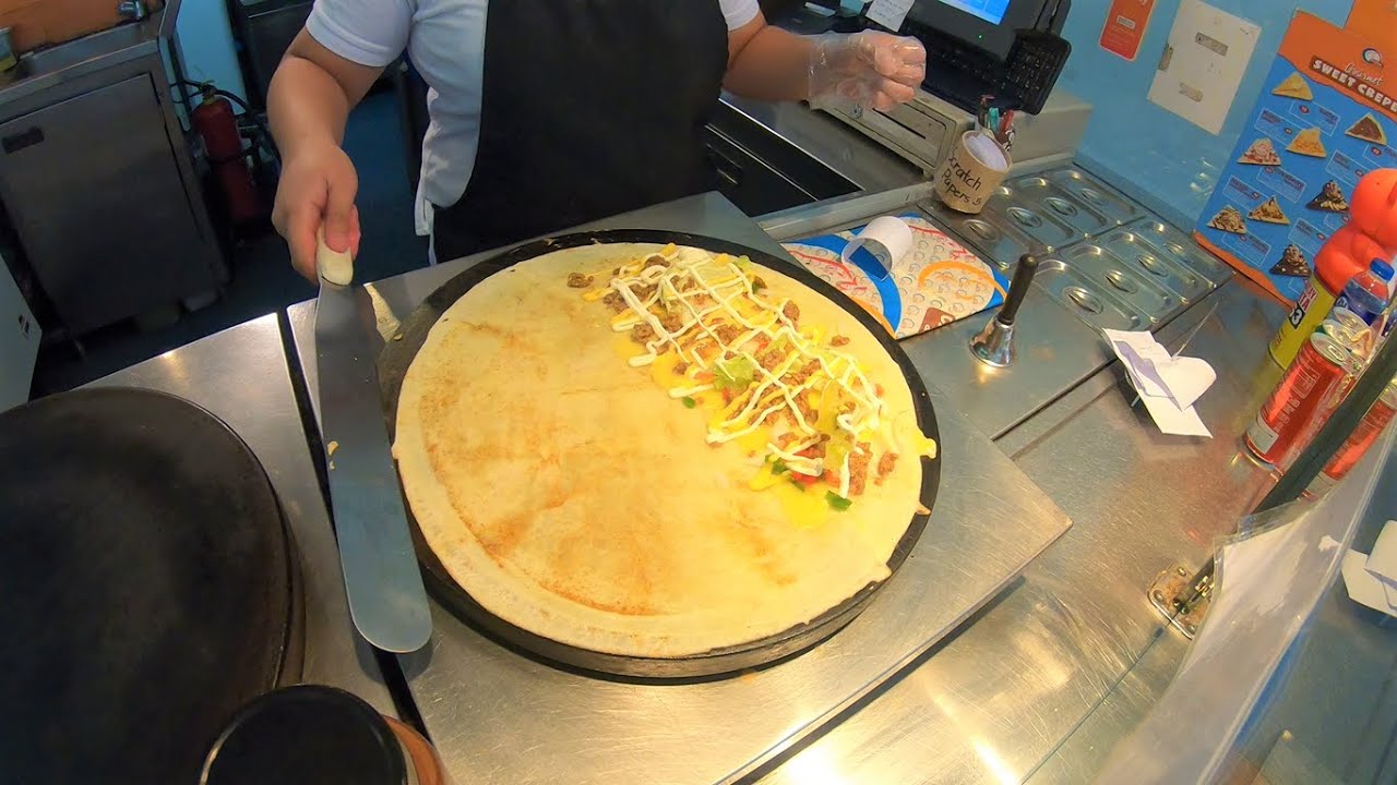 Savory Crepes Chicken Pesto Crepe  and Beef Mushroom