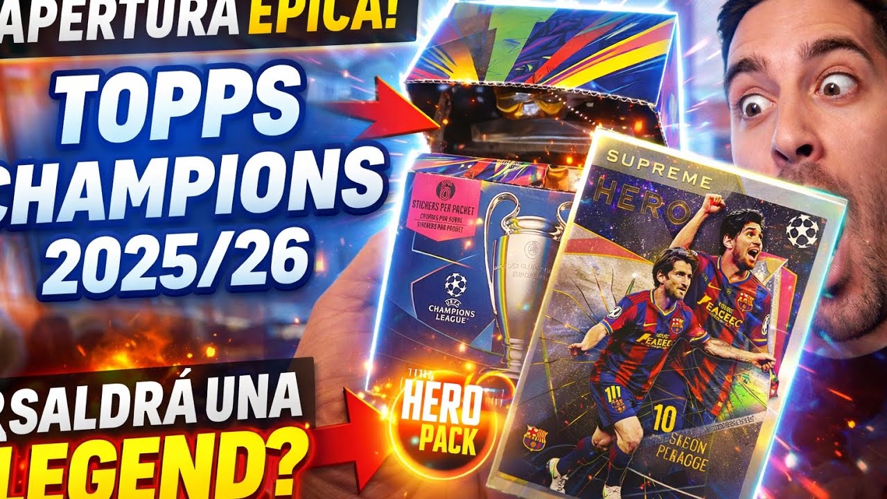 Official UEFA Champions League Stickers for the 2025-2026 Season. 