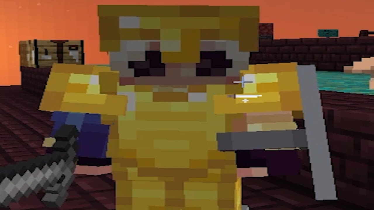 троллинг глупых игроков в Minecraft