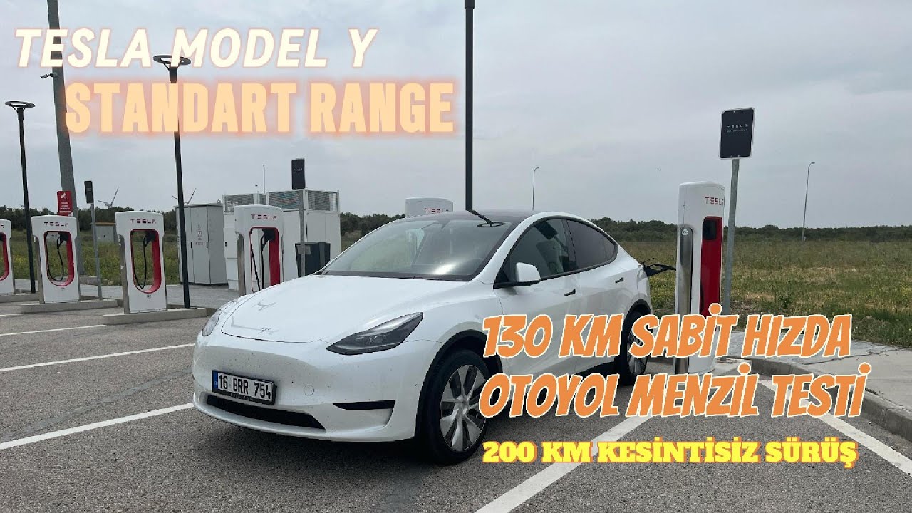 TESLA 130 KM HIZLA KAÇ KM GİDER???