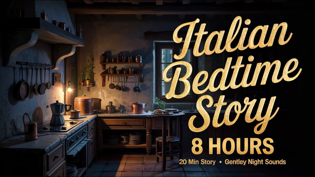 An Italian Kitchen Before Everyone Wakes • Bedtime Story for Sleep (8 Hours)