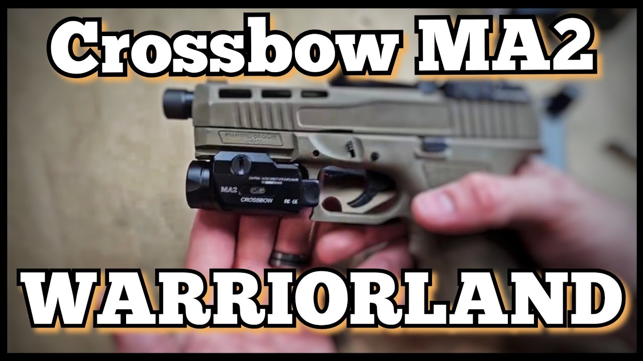 @warriorlandholster Crossbow MA2 Weapon Light First Impressions and Initial Review on PSA Dagger