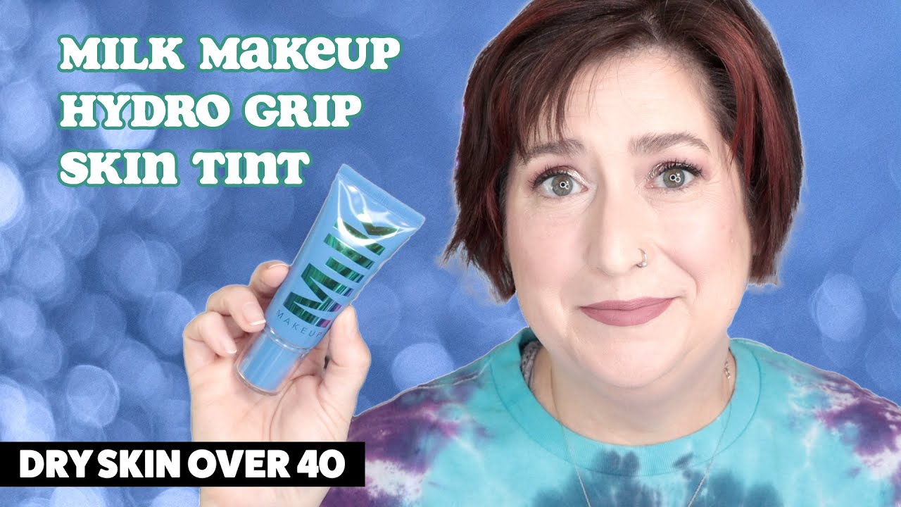 MILK MAKEUP HYDRO GRIP HYDRATING GEL SKIN TINT | Dry Skin Review & Wear Test