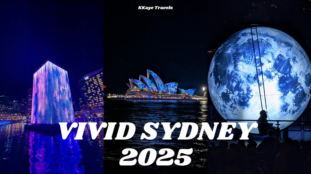 Sydney | Winter vlog - Vivid 2025