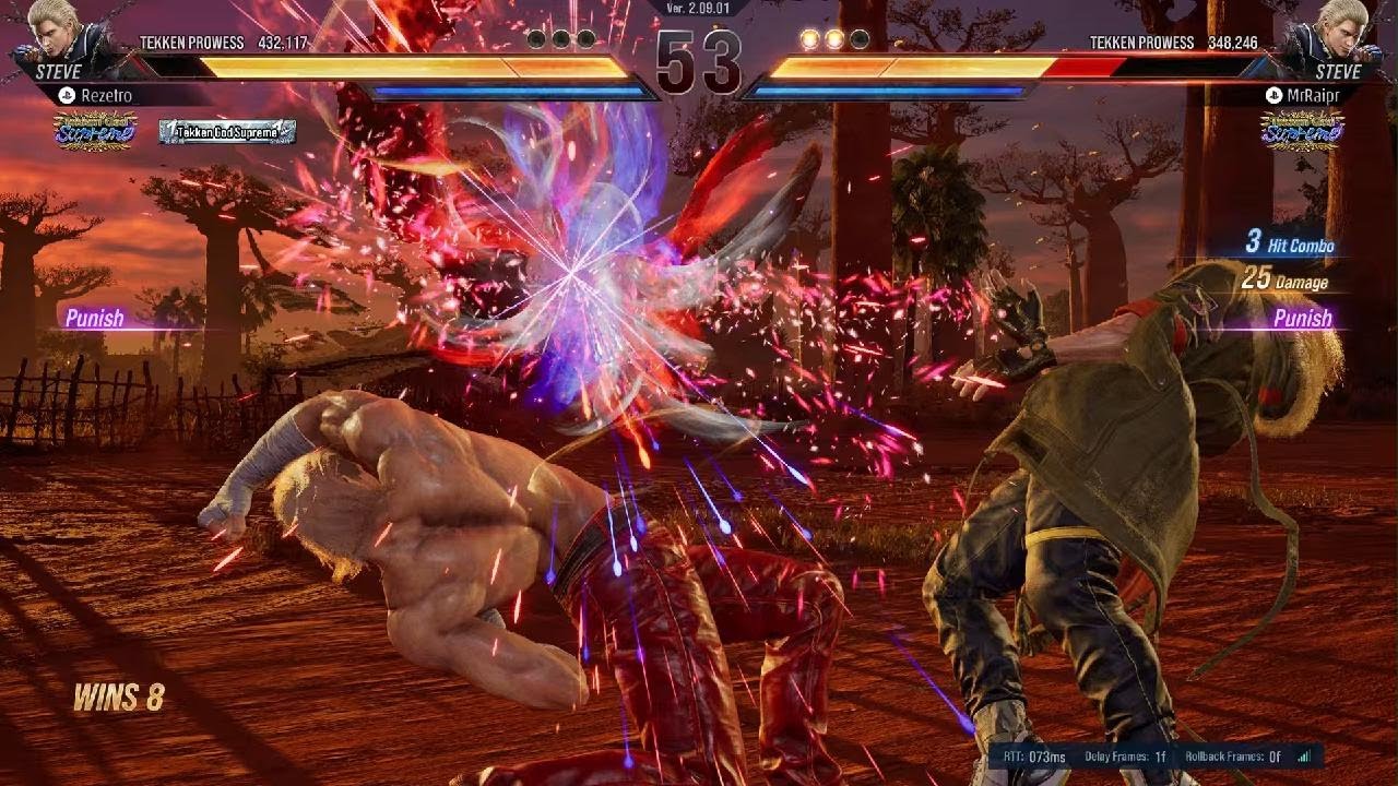 TEKKEN8 STEVE MIRROR #2 Rezetro Vs MrRap