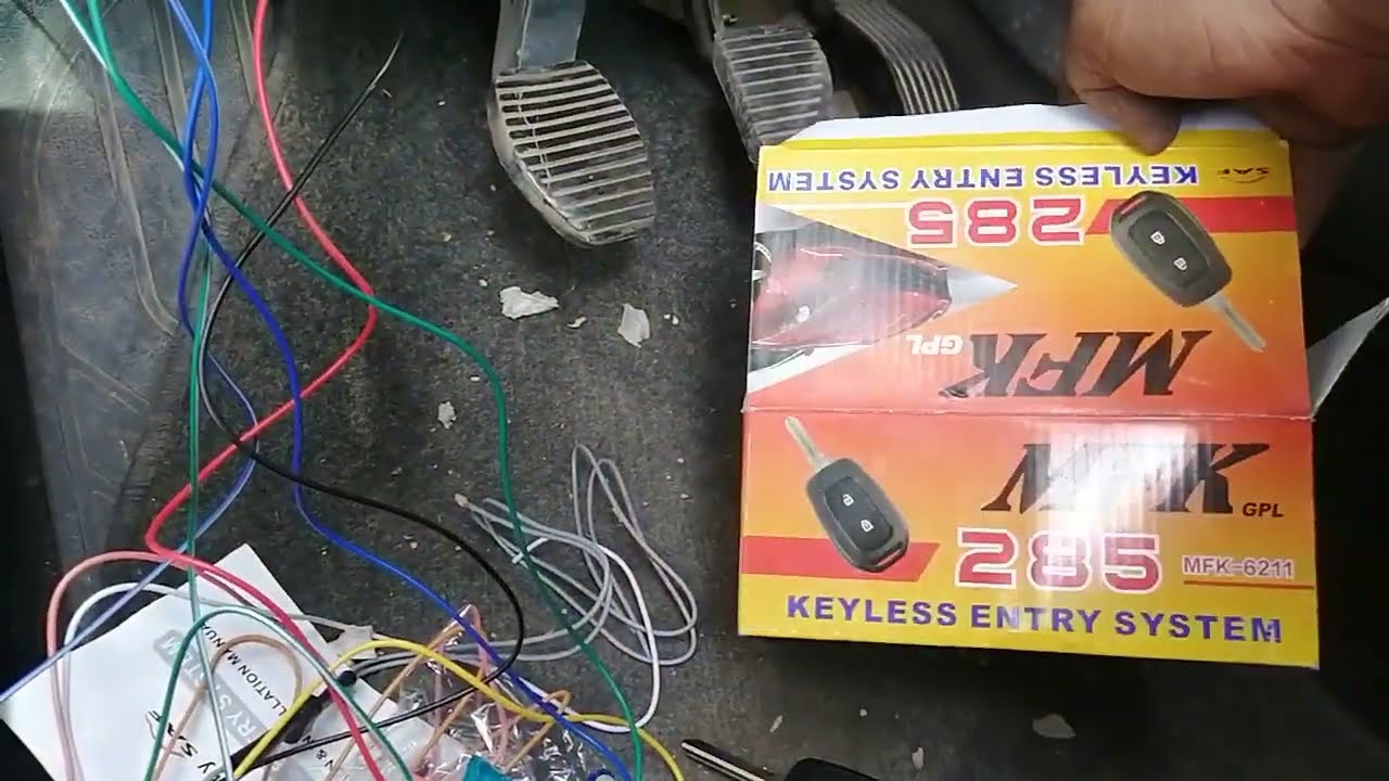 كيفيه تركيب جهاز تحكم عن بعد MFK بيجو 208 installation boîtier centralisée MFK