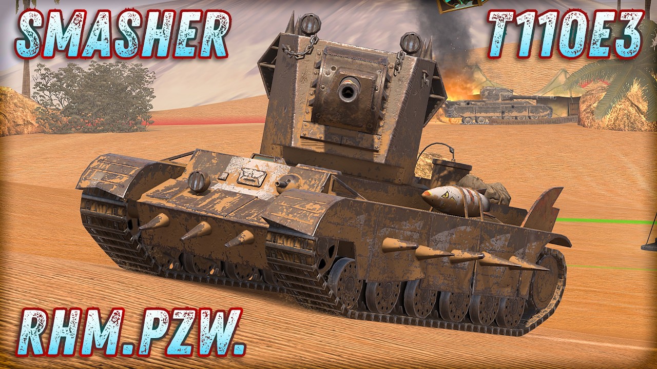 SMASHER ● T110E3 ● RHM. PZW. | World of Tanks Blitz Replays