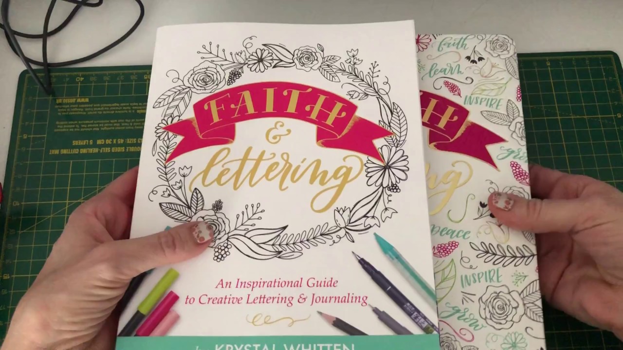 Faith and Lettering Book and Journal Flip through - Bible Journaling