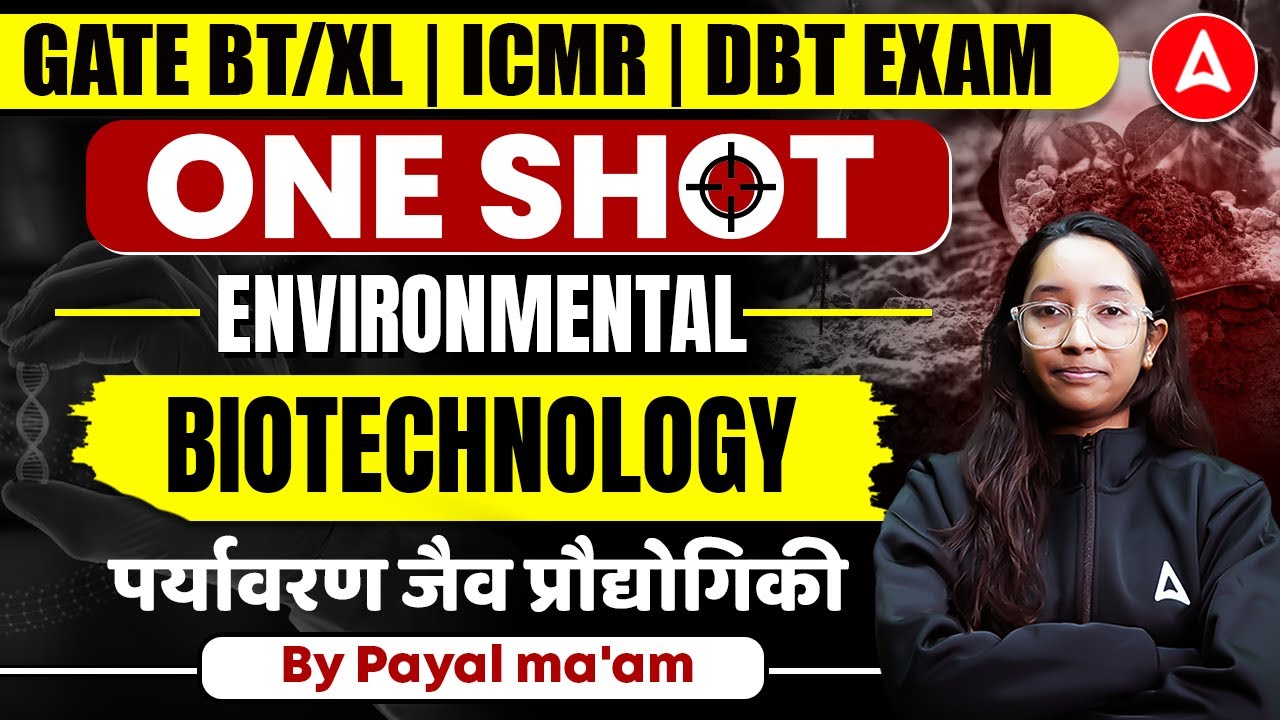 GATE BT/XL | ICMR | DBT Exam Environmental Biotechnology One Shot By Payal Ma'am