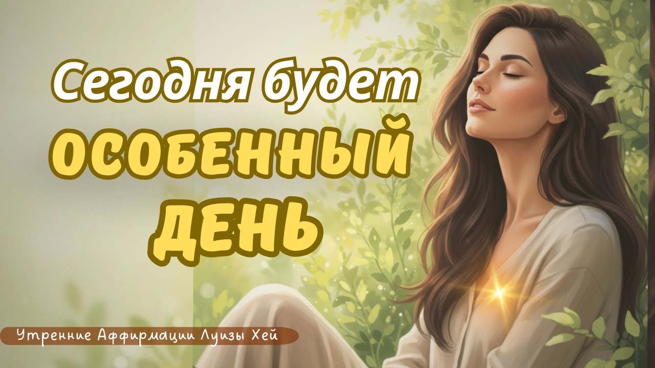 САМАЯ СИЛЬНАЯ ПРАКТИКА: Аффирмации благодарности для истинного изобилия Луизы Хей Утренняя Медитация