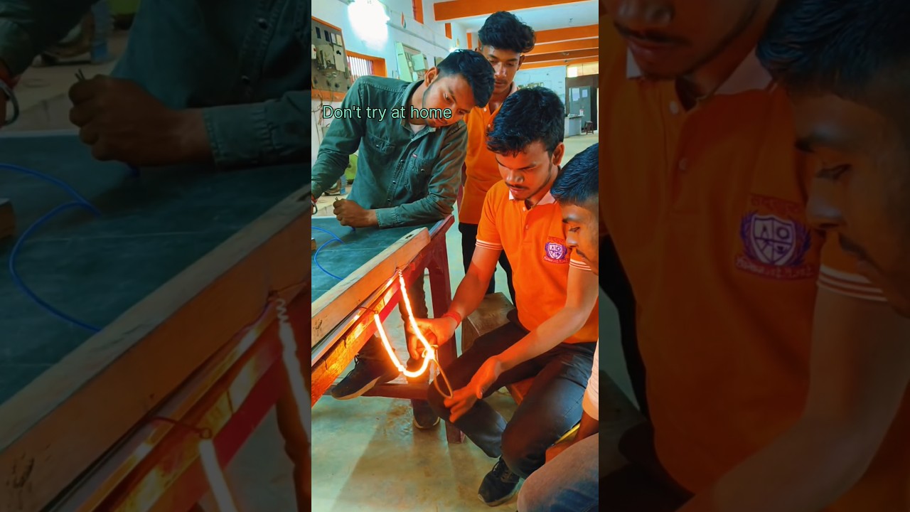 Heater coil experiment electrician Iti Practical #electricianpractical