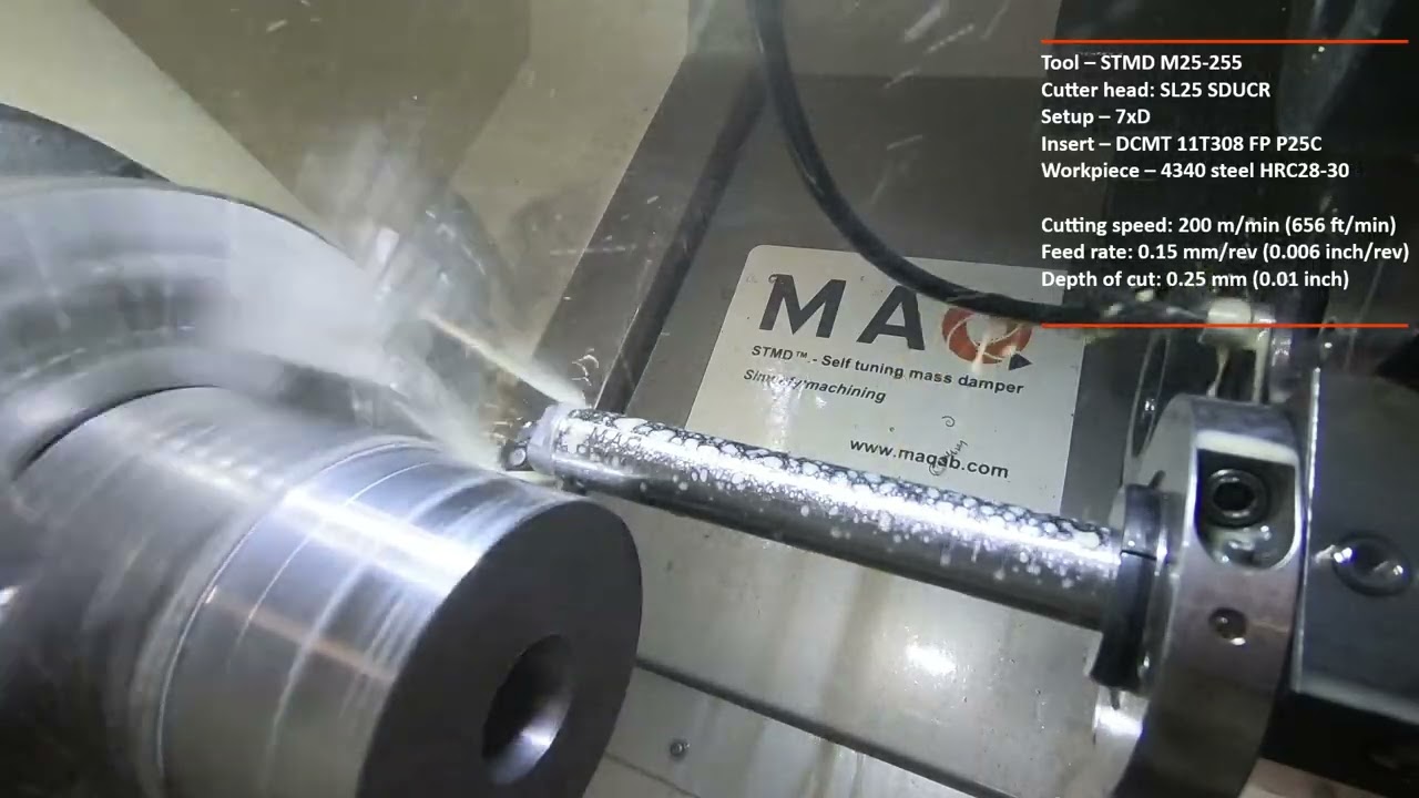 How to reach the best surface finish with turning tool - diamond burnishing with MAQ STMD tools