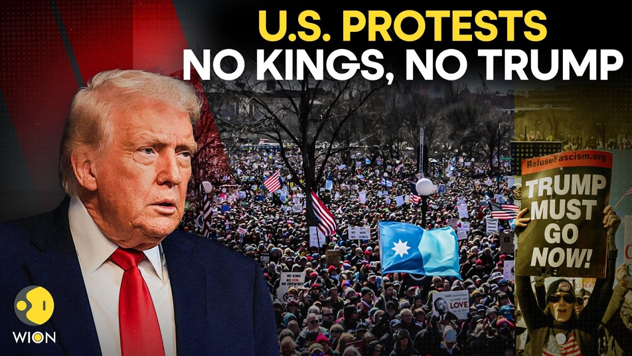US-Iran War LIVE: &lsquo;No Kings&rsquo; Protests Sweep US Over Trump Policies, Iran War | WION Live