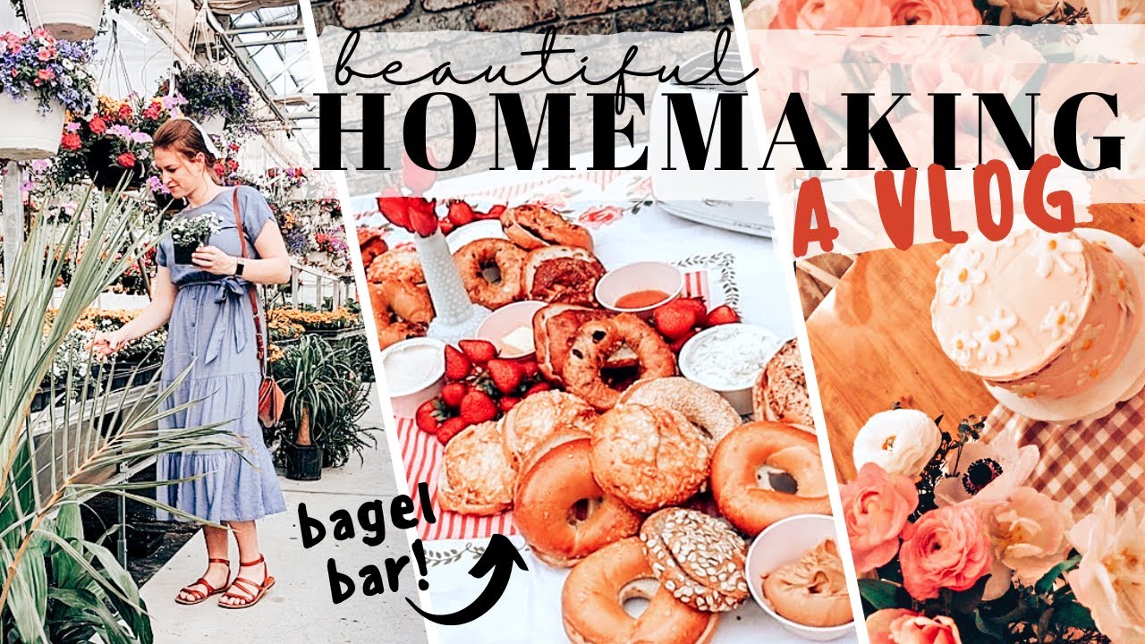 Homemaking Vlog: bagel bar, modest clothing try-on, gardening + a flop? | Mennonite Mom Life