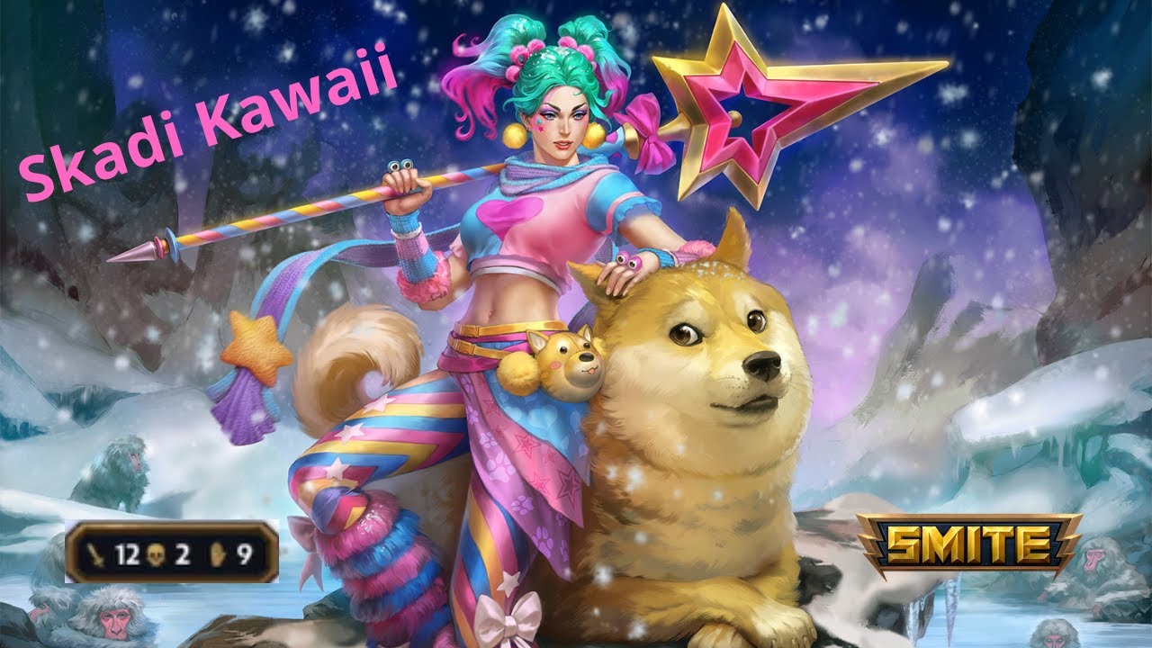 Skadi Kawai tiene mucho daño - Smite