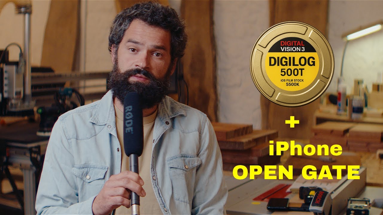 DIGILOG : Kodak 500T film and Open Gate Recording on any iPhones !