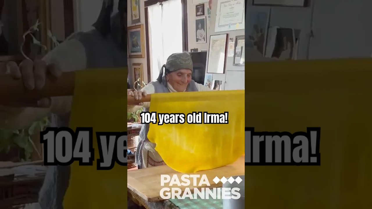 104-letnia Włoszka Nonna robi Tagliatelle 😍