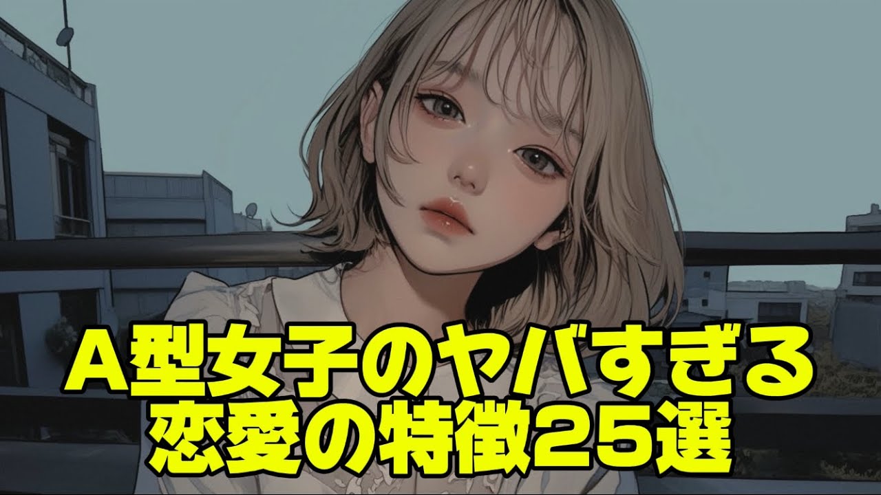 A型女子のヤバすぎる恋愛の特徴25選 #恋愛 #血液型占い #a型あるある
