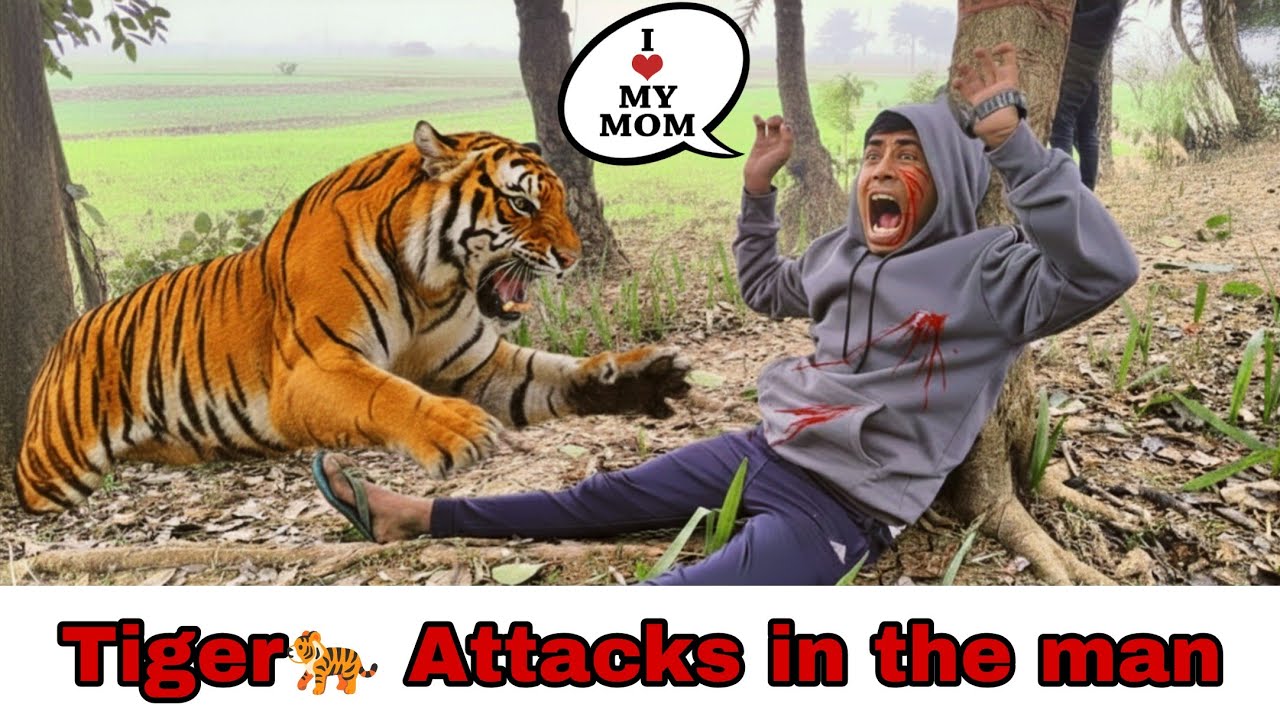 tiger 🐅 attacked in the forest// जंगल में किया सांफ ने हमला // #tranding #forest #snake #viral
