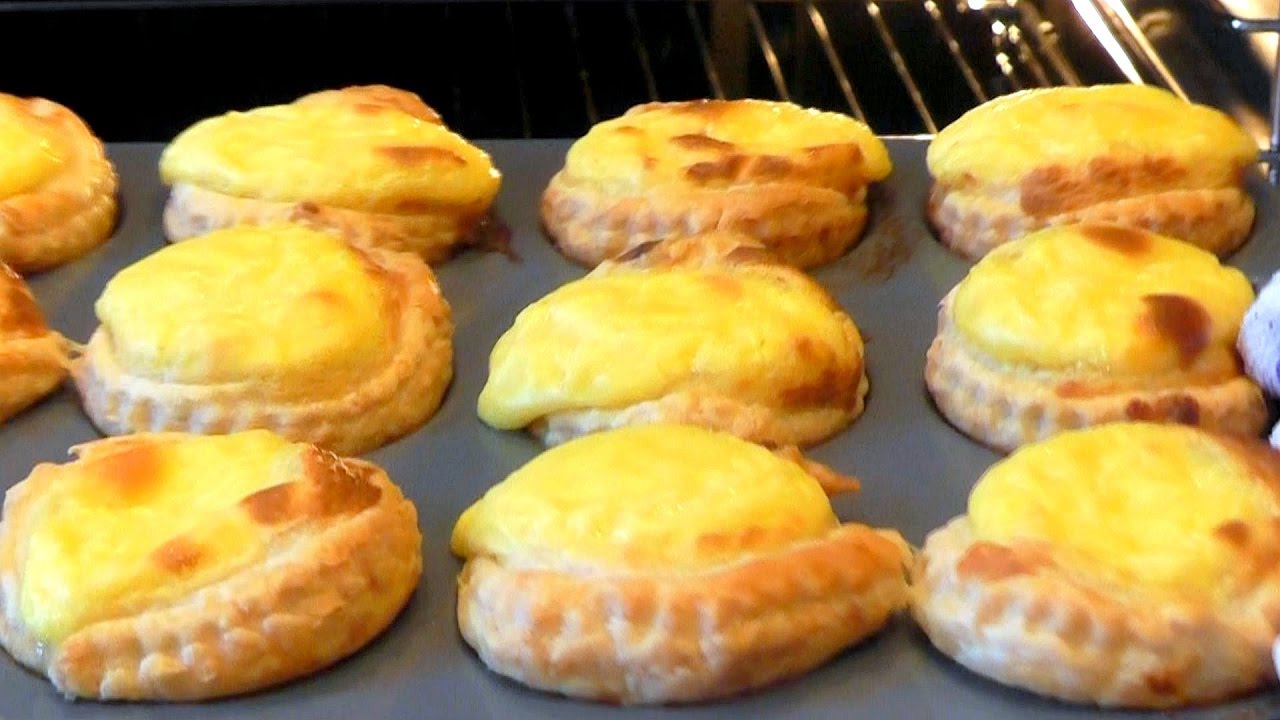 Christmas Custard Tarts How to make Pastéis de Nata recipe