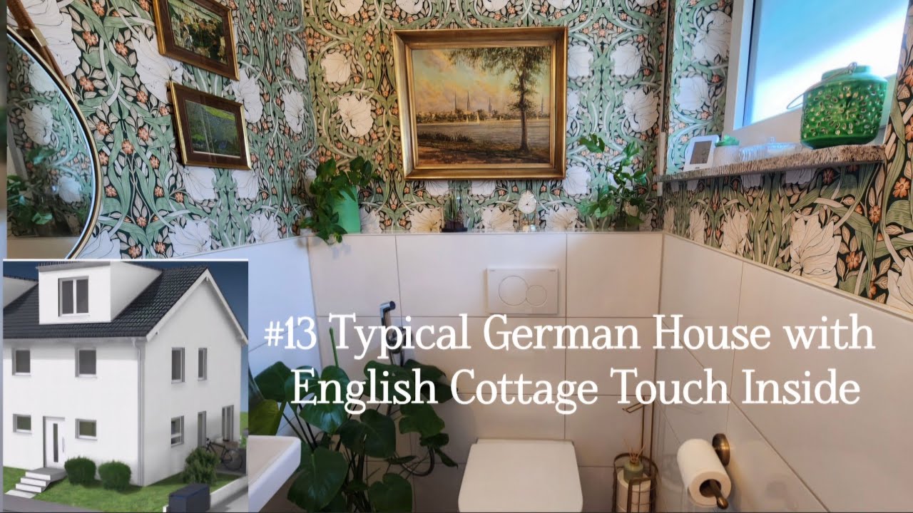 #13 Interior Vlog| DIY Powder Room Makeover  on Budget| Living in the Suburb of the South of Germany
