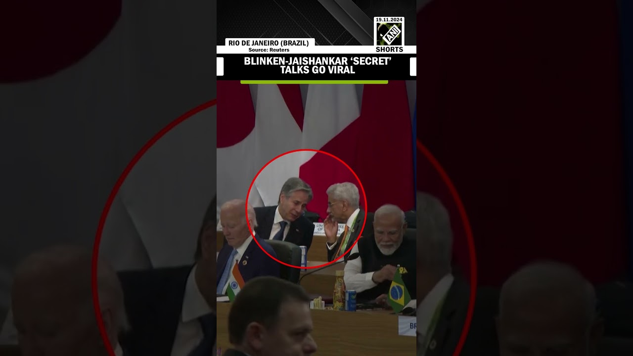 G20 Summit 2024 | US Secretary of State Antony Blinken-EAM Jaishankar's &lsquo;secret talk&rsquo; goes viral