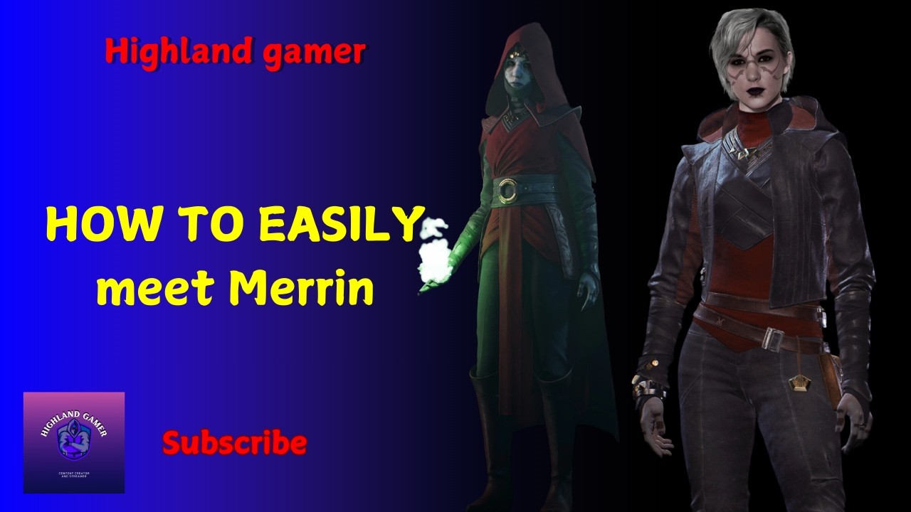 How to easily unlock Merrin // Star wars Jedi survivor tutorial //