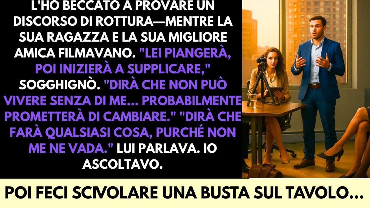 Aveva Provato Un Discorso di Rottura per Umiliarmi — Così Gli Ho Consegnato la Busta in Silenzio