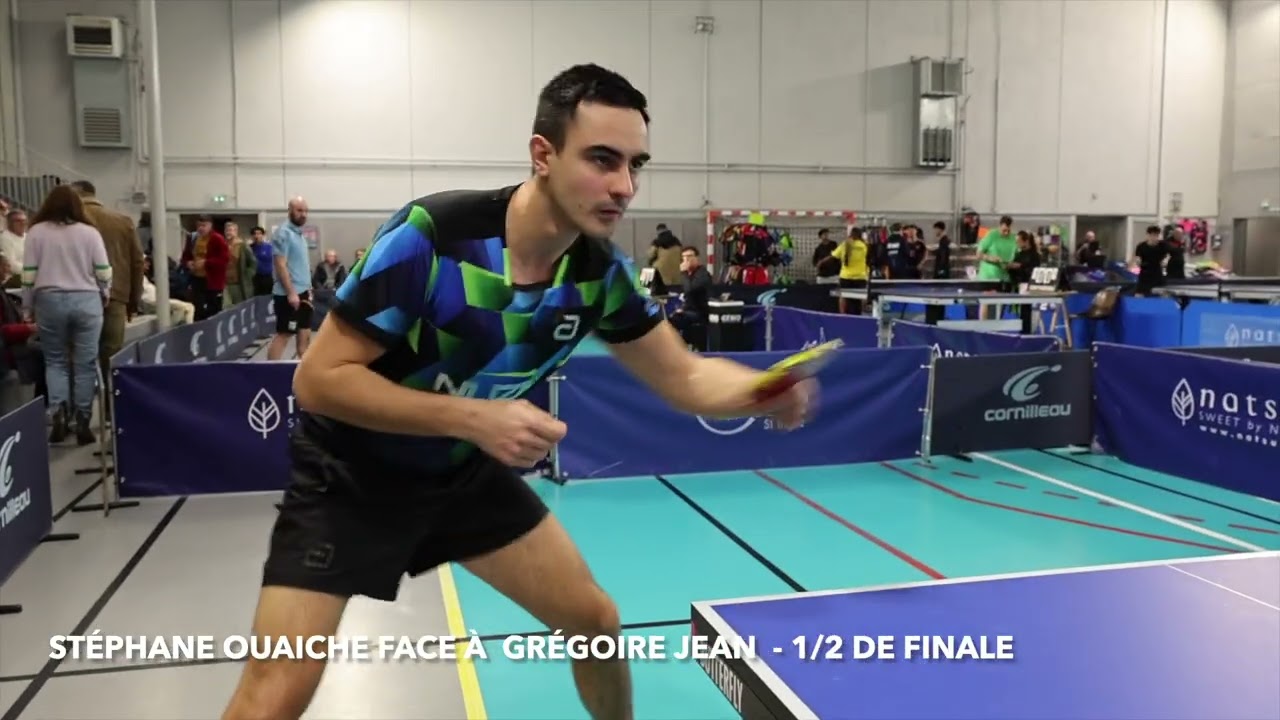 16e tournoi de tennis de table de St-Tropez avec la présence de Stéphane Ouaiche, n°40e Français