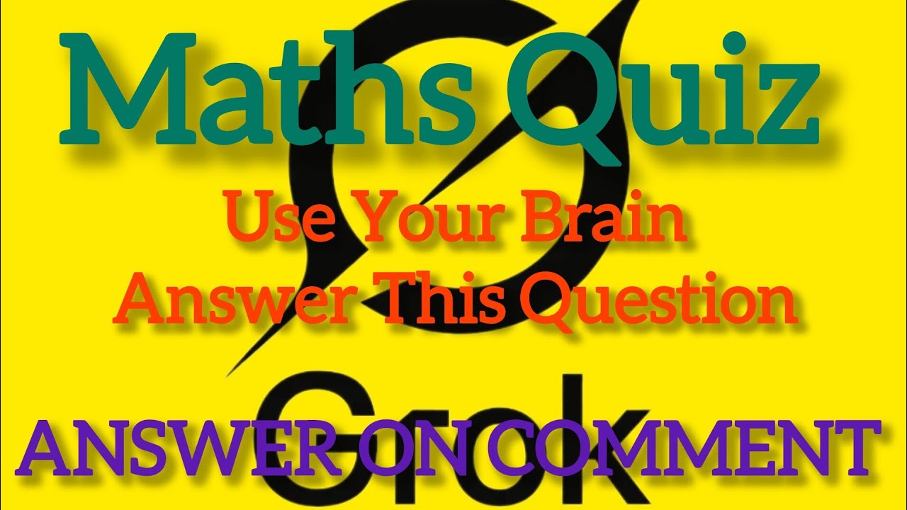 Quiz Challenge / brain teaser / L05/03/2026