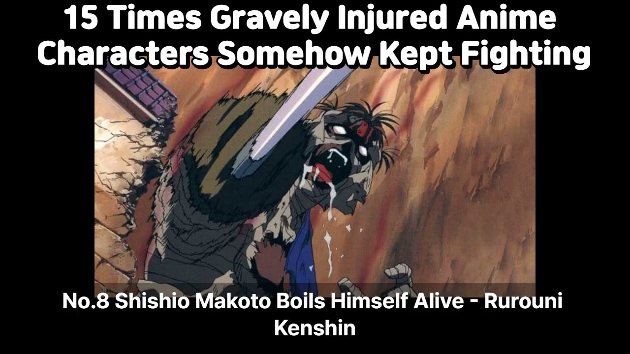 15 Times Gravely Injured Anime Characters Somehow Kept Fighting