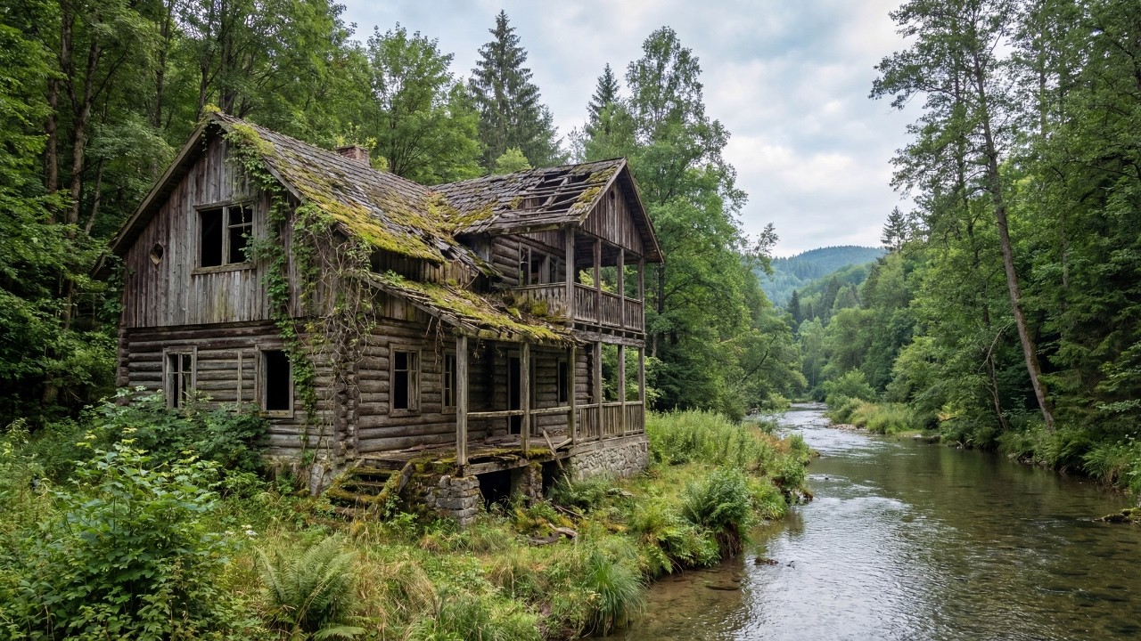 I Turned a Forgotten Riverside Wooden Cabin Into a Warm Modern Dream Home &mdash; Renovation ASMR