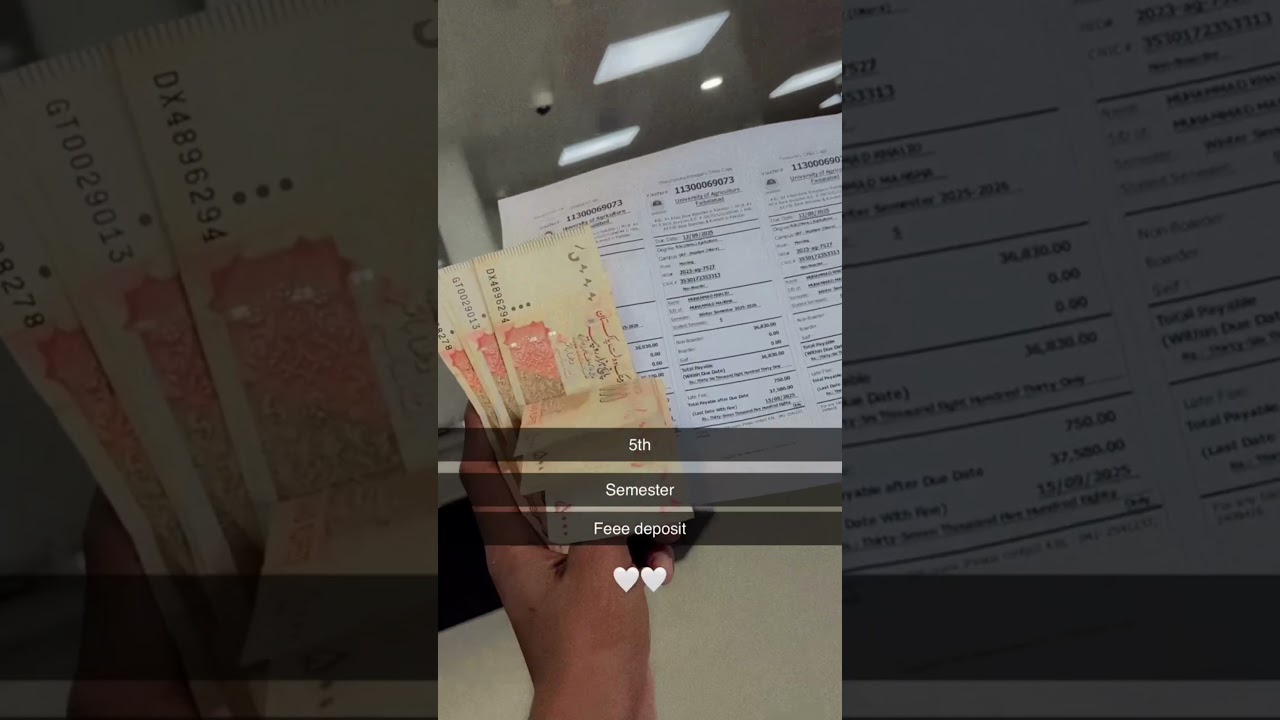 Paying semester fee in university UAF 🥹 #shortvideo #comedy #unfrez #unfreezmyaccout #funny #love