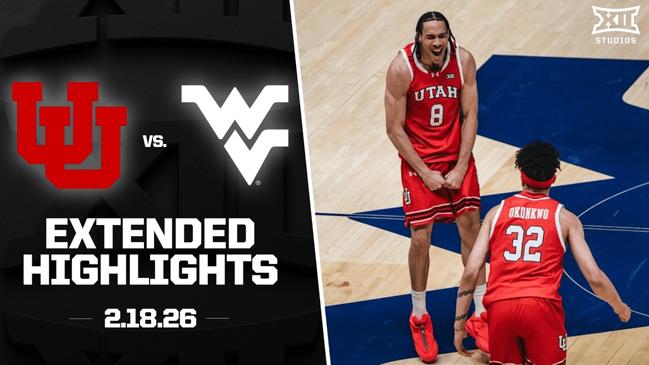 Utah vs. West Virginia Extended Highlights | 2025-26 Big 12 Men's Basketball