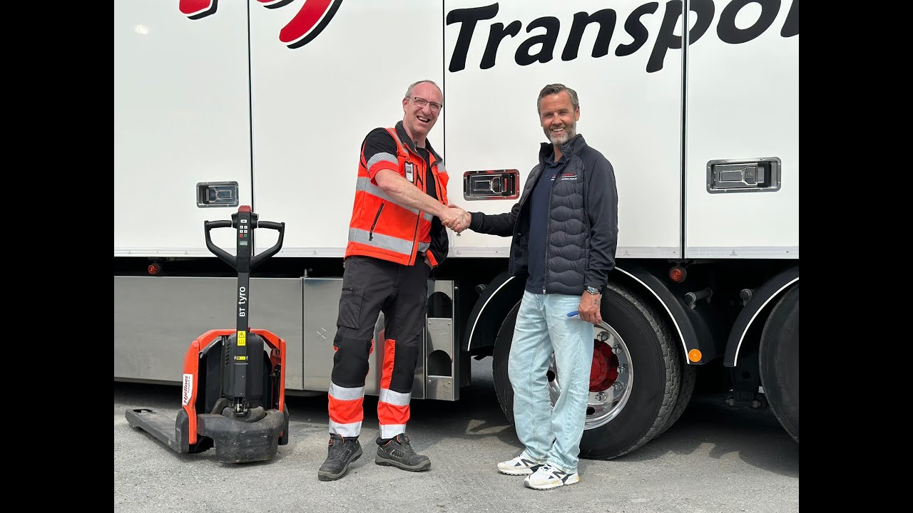 Slik bruker Hjellnes Transport Bt Tyro fra Toyota Material Handling Norway