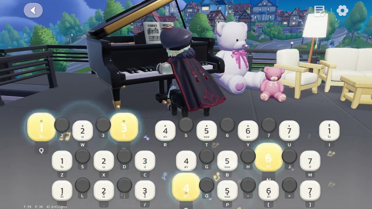 Theme of Payon – Ragnarok Online | Heartopia Piano [Macro] [เปียโน]