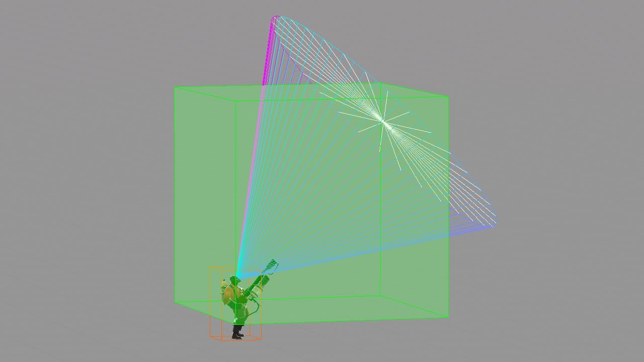 64-bit airblast detection visualisation